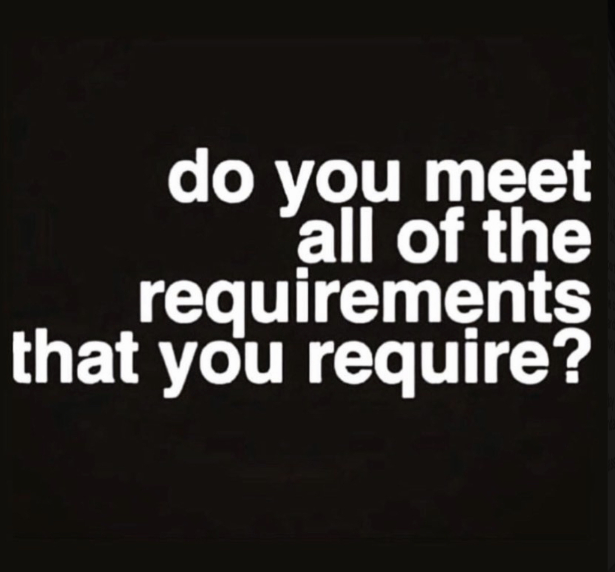 thought of the week: requirements – keep up with k.tap