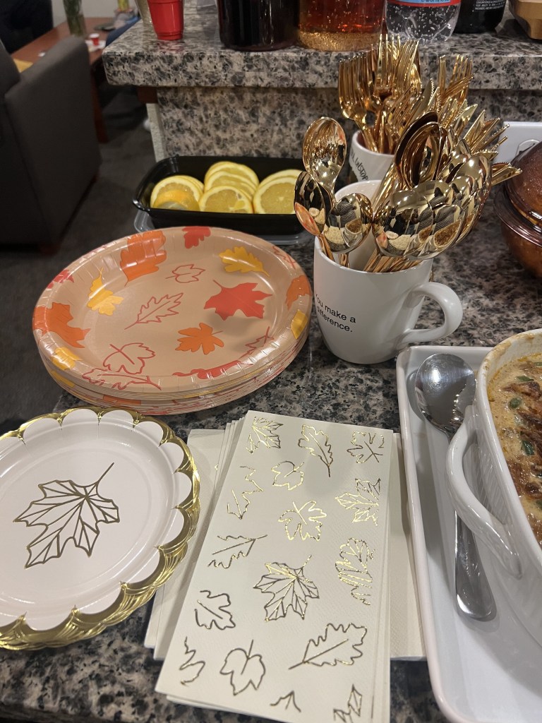 thanksgiving paper goods from target 